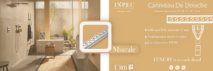 inpec caniveaux de douche Grid